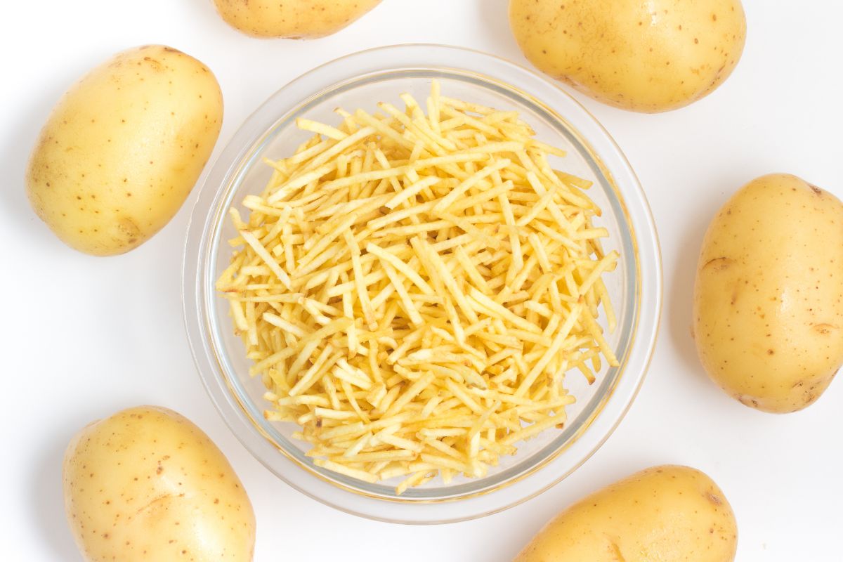 dehydrated potatoes in a bowl