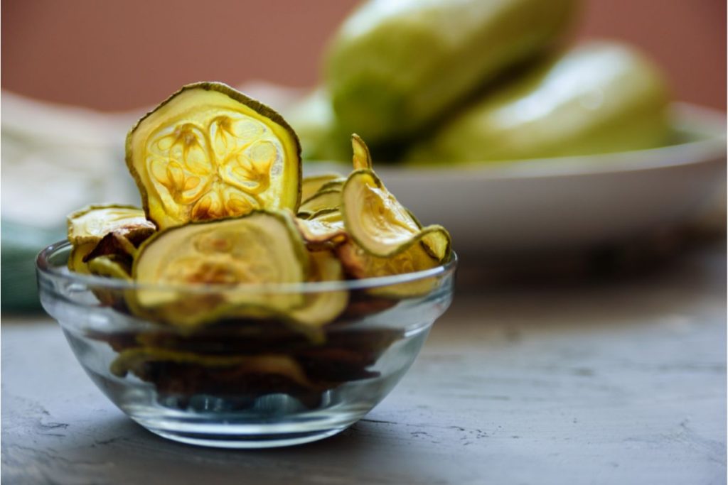 Methods For Making Dehydrated Zucchini