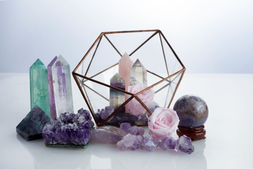 Rocks and crystals and geodes